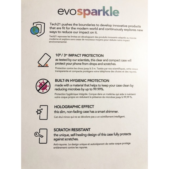 Tech21 - Evo Sparkle for Apple iPhone 12/12 Pro - Radiant,
New - Picture 4 of 4